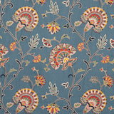 Marquis Petrol Blue — Colefax & Fowler tyg