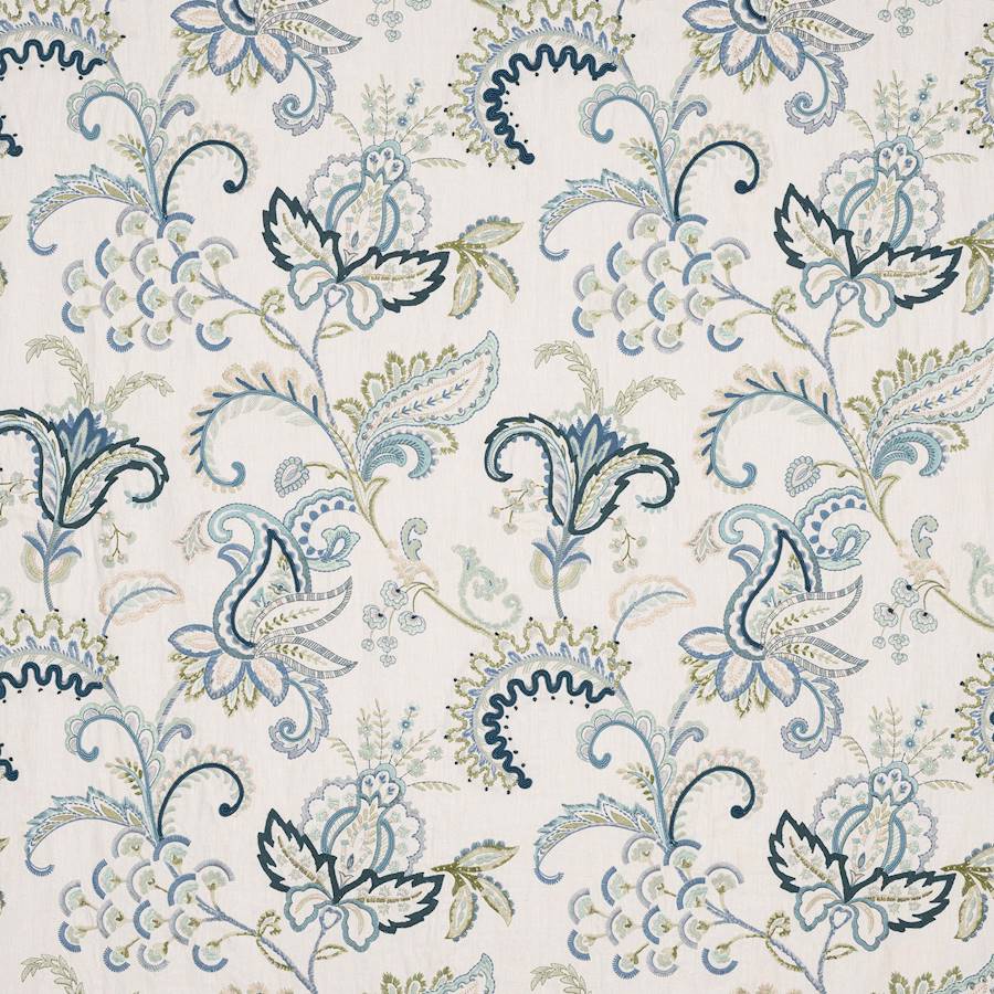 Roseto Blue — Colefax & Fowler tyg