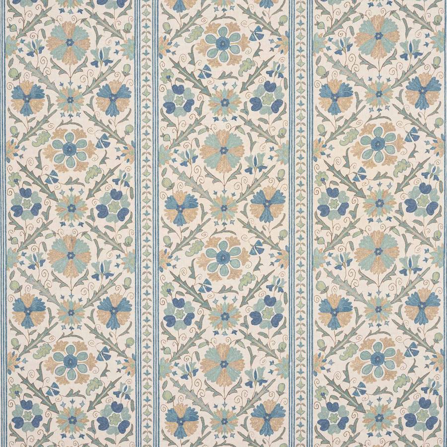 Tamarind Blue — Colefax & Fowler tyg