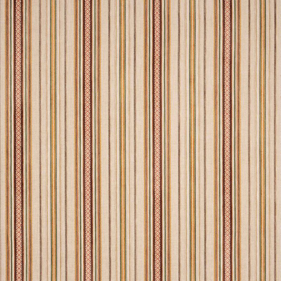 Ridgeway Stripe Terracotta — Colefax & Fowler tyg