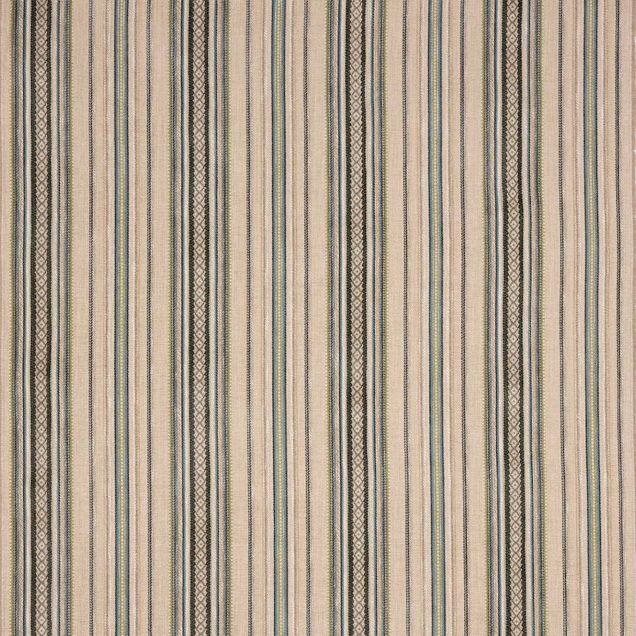 Ridgeway Stripe Teal — Colefax & Fowler tyg