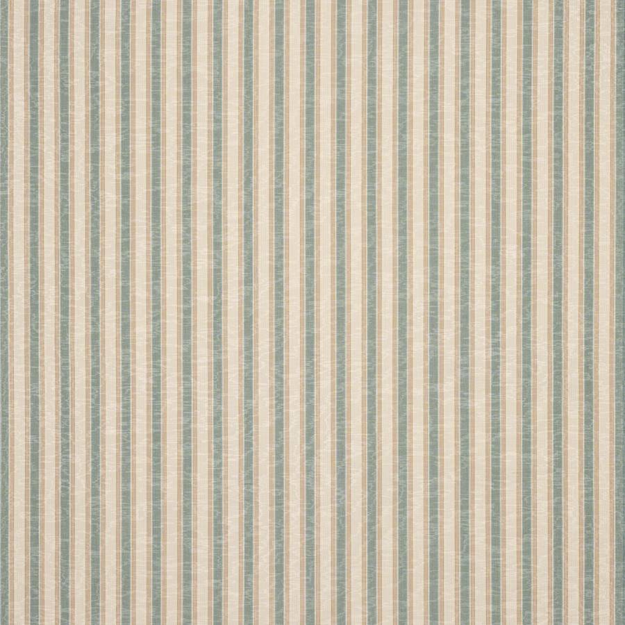 Colville Stripe Teal/Sienna — Colefax & Fowler tyg