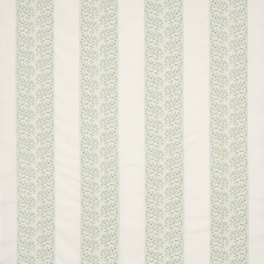 Wren Stripe Aqua — Colefax & Fowler tyg