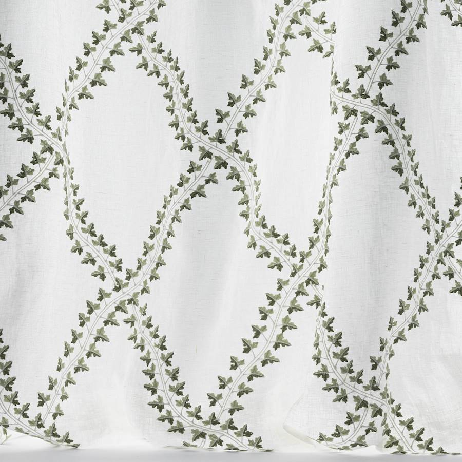 Radcot Trellis Green — Colefax & Fowler tyg