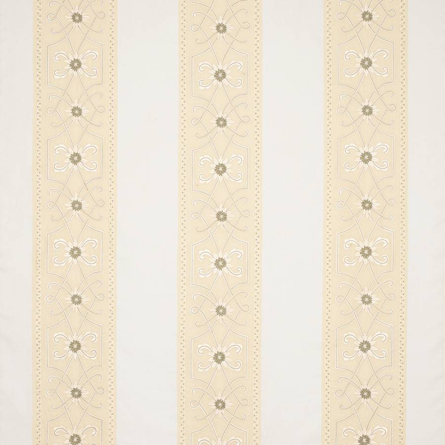 Amble Stripe Yellow — Colefax & Fowler tyg