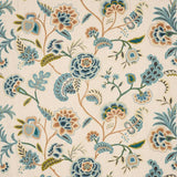 Francine Blue/Sienna — Colefax & Fowler tyg