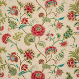 Francine Red/Forest — Colefax & Fowler tyg