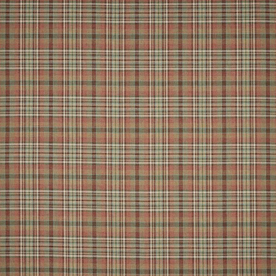 Norland Plaid Tomato/Green — Colefax & Fowler tyg