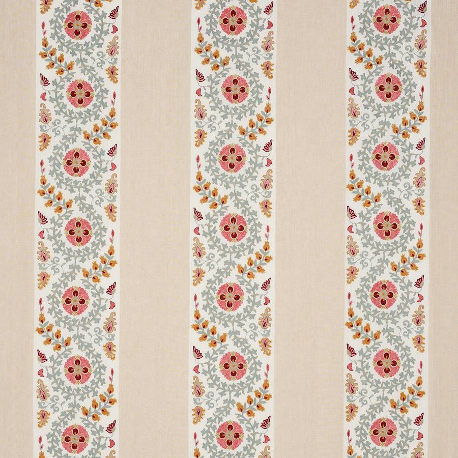 Levina Pink/Aqua — Colefax & Fowler tyg