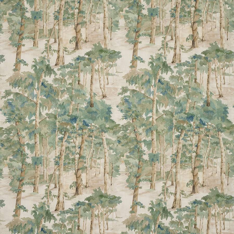 Birchwood Forest Green — Colefax & Fowler tyg