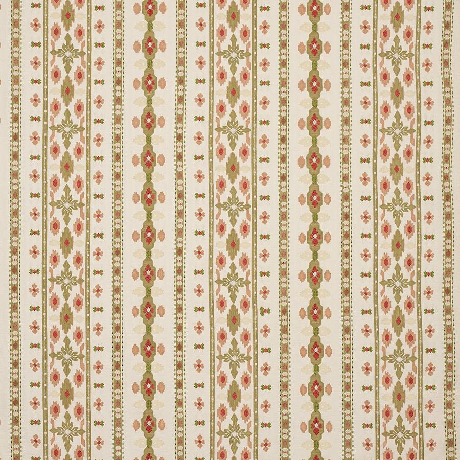 Pembury Red/Green — Colefax & Fowler tyg