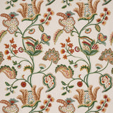 Seymour Tomato/Green — Colefax & Fowler tyg
