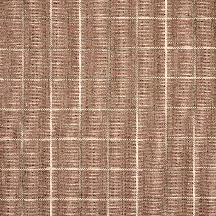 Walcott Check Terracotta — Colefax & Fowler tyg