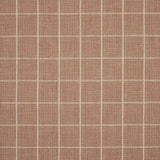 Walcott Check Terracotta — Colefax & Fowler tyg