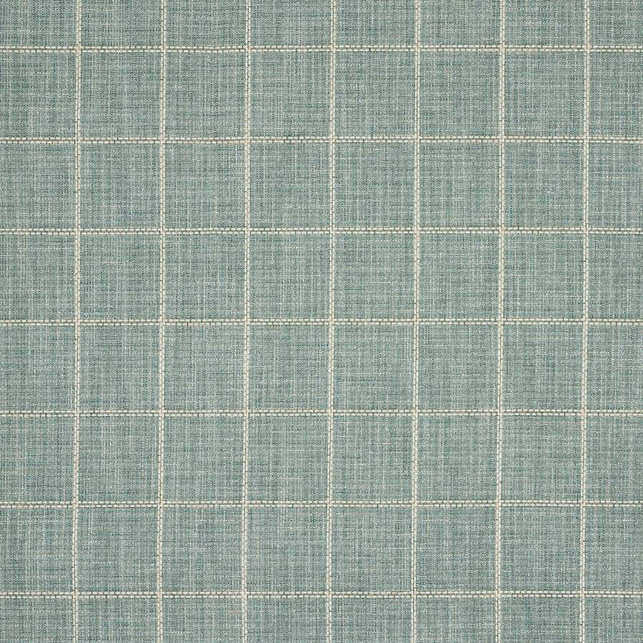 Walcott Check Aqua — Colefax & Fowler tyg