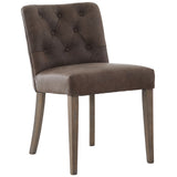 Dumbleton Dining Chair in Italian Top Leather - Keiichi