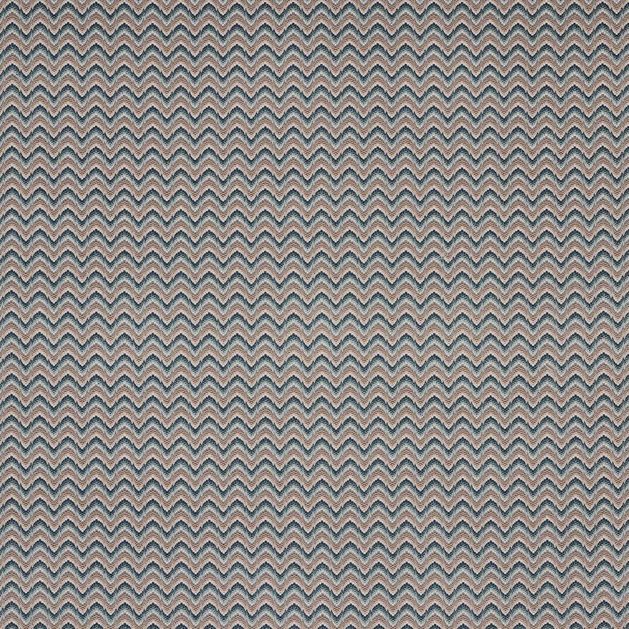 Zita Blue/Taupe — Colefax & Fowler tyg