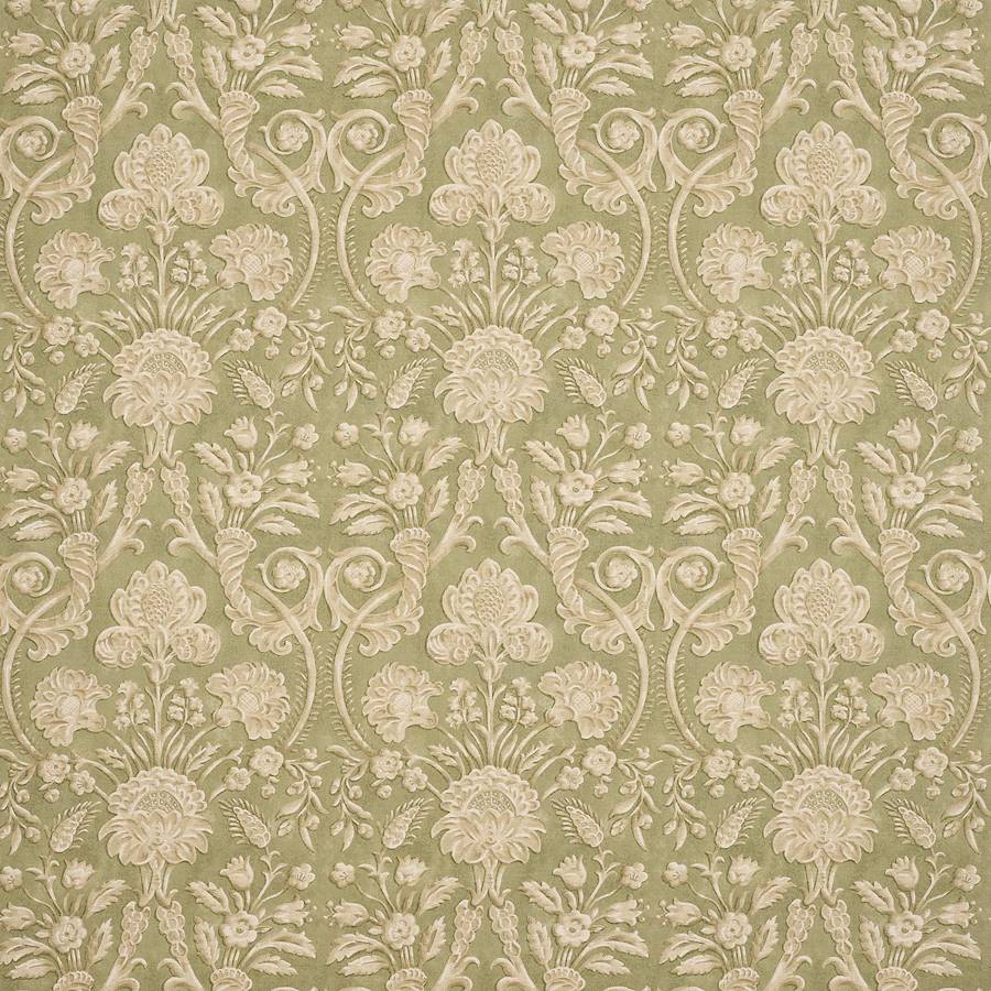 Landor Olive Green — Colefax & Fowler tyg