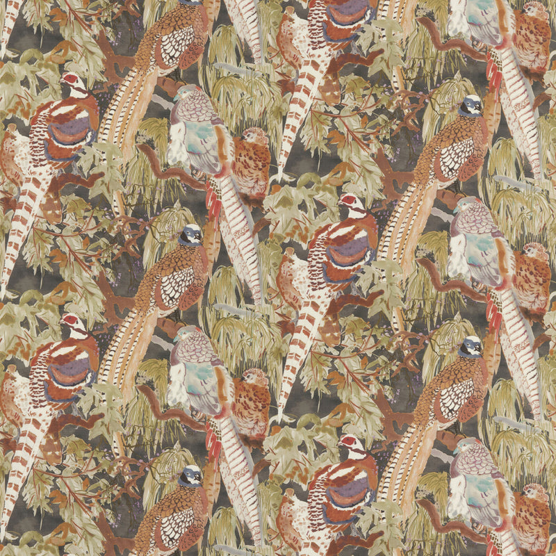 Game Birds Linen a Tyg — Mulberry Home