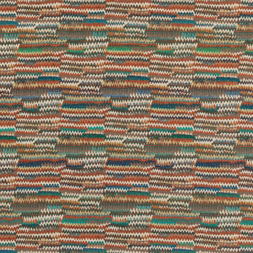 Landscape T Tygprov - Teal/Spice