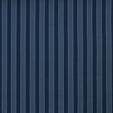 Featherbed Stripe Indigo Fabric — Ralph Lauren Home tyg