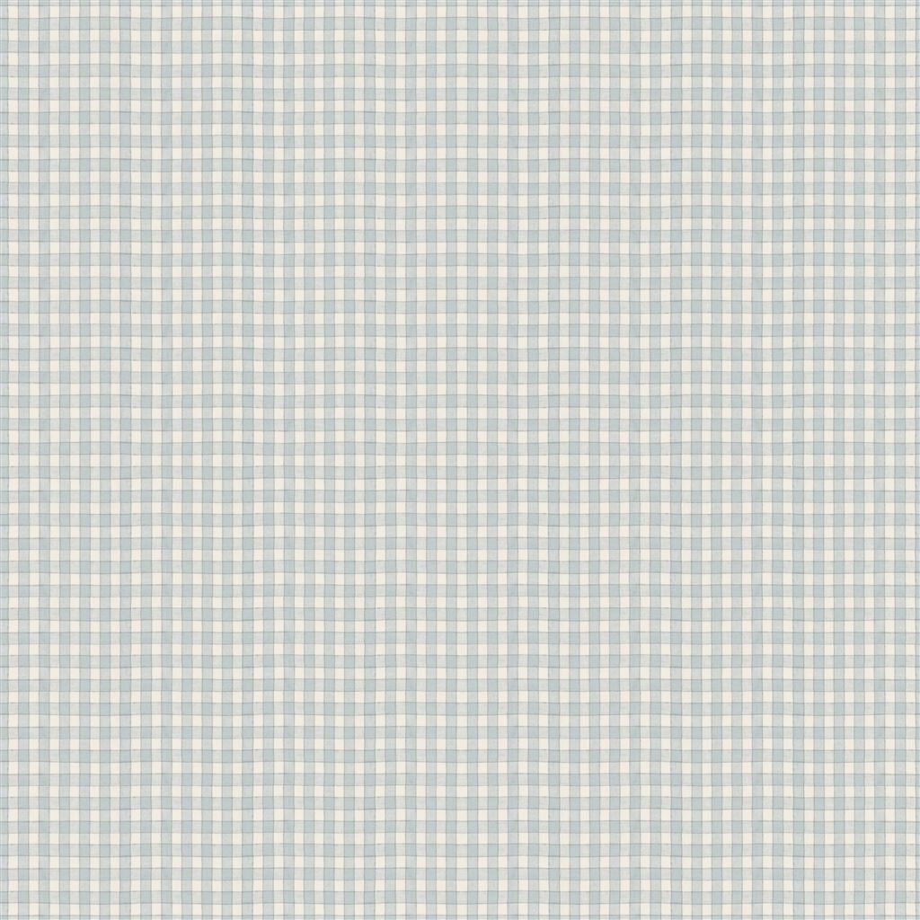 Fine Linen Check Chambray — Ralph Lauren Home tyg