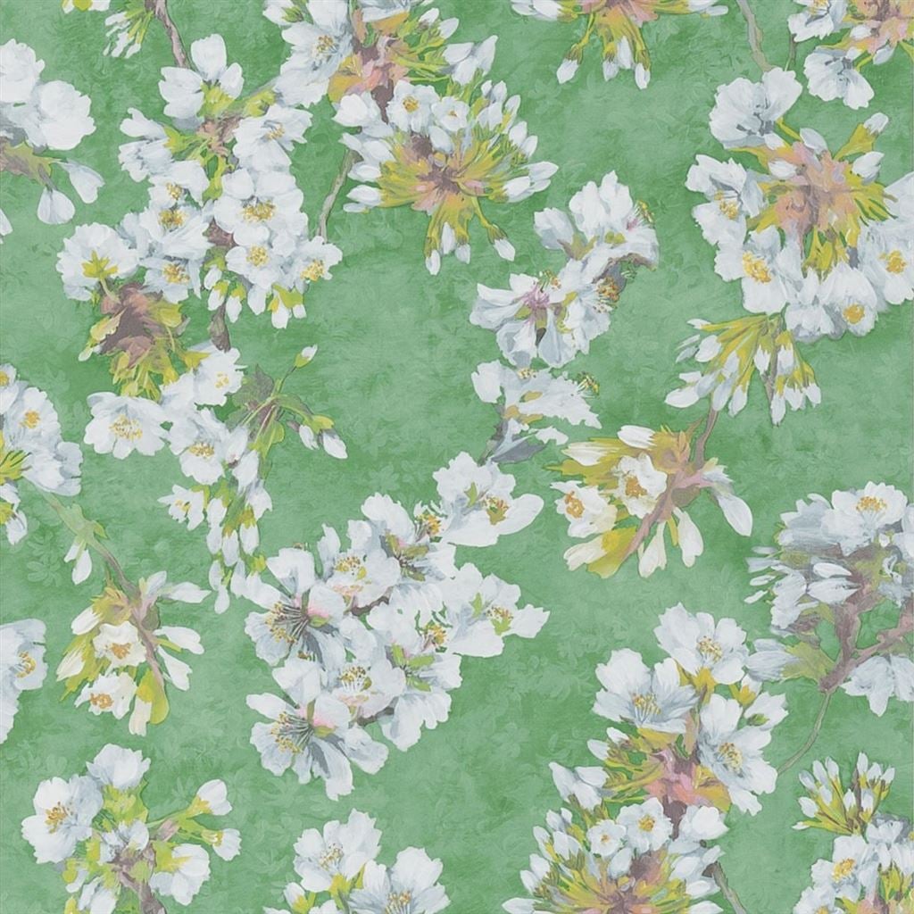 Fleur D Assam Emerald — Designers Guild tapet