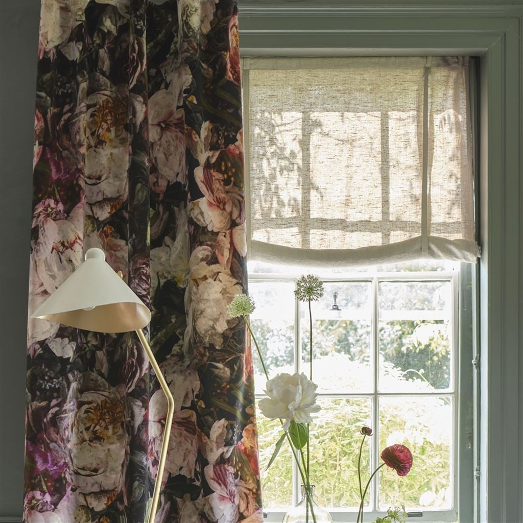 Fleur De Nuit Tyg — Designers Guild i miljö
