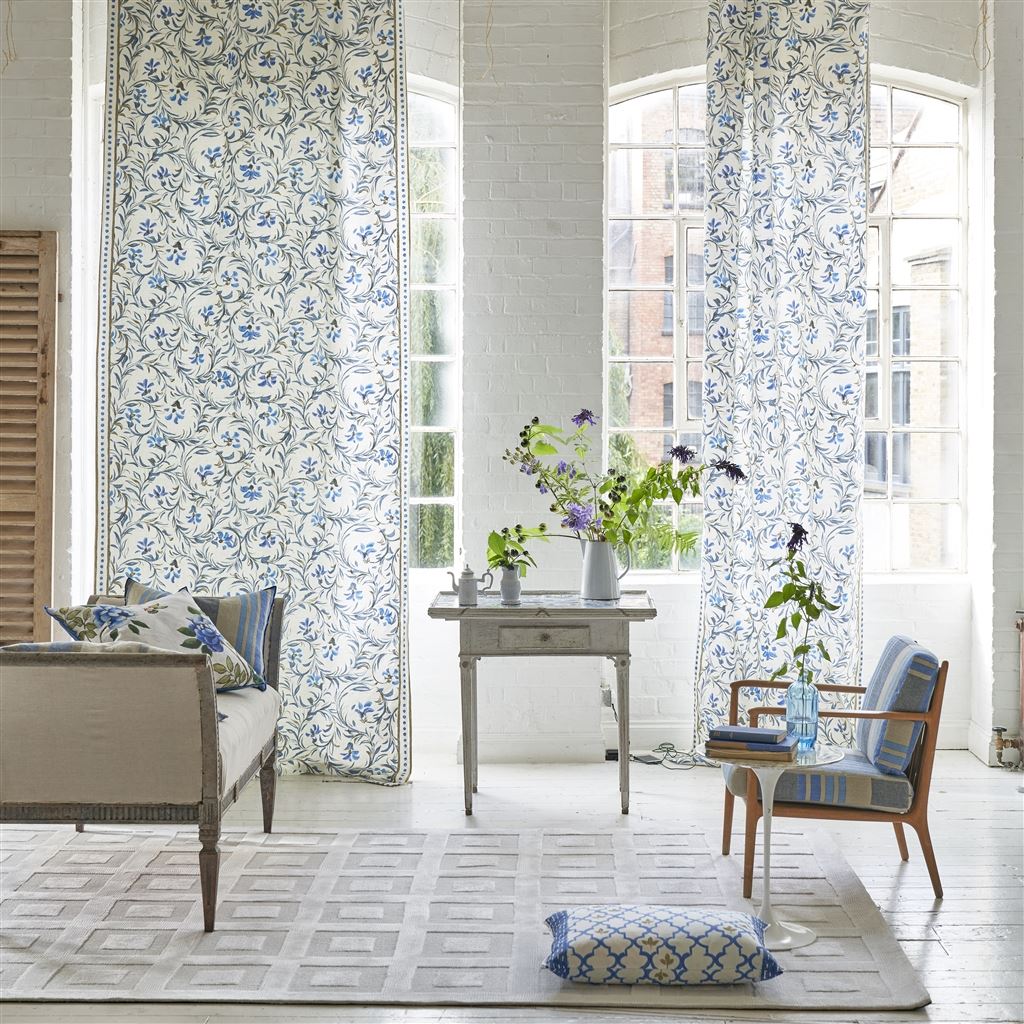 Fleur Indienne Tyg — Designers Guild i miljö