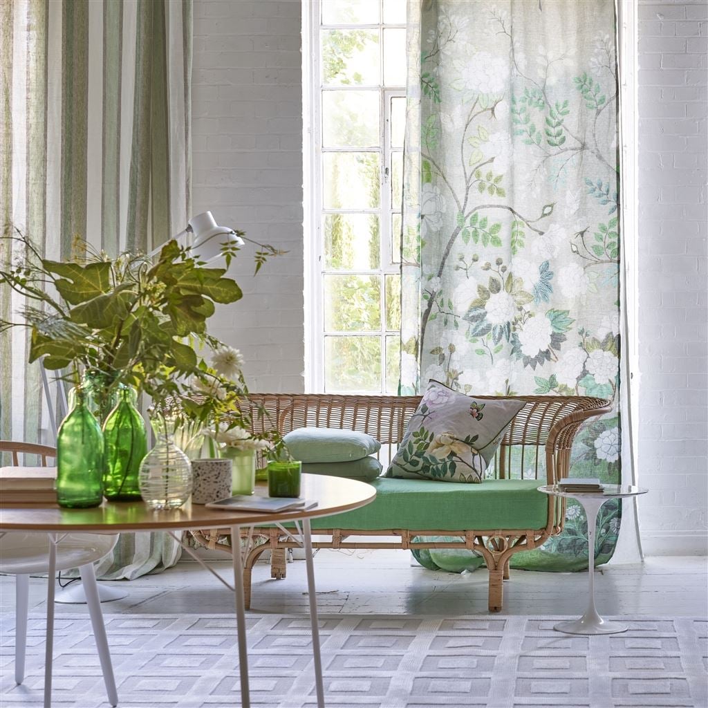 Fleur Orientale Tyg — Designers Guild i miljö