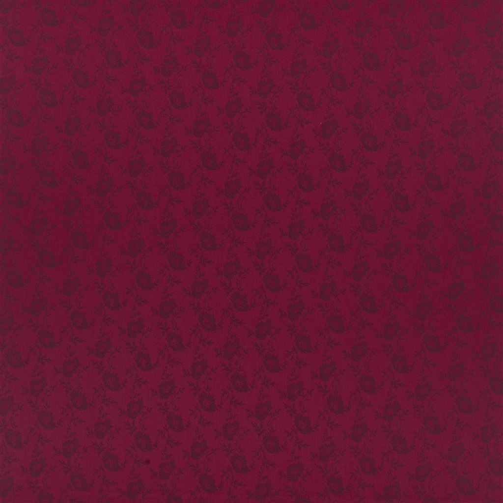 Fleurus Damask Port — Ralph Lauren Home tyg