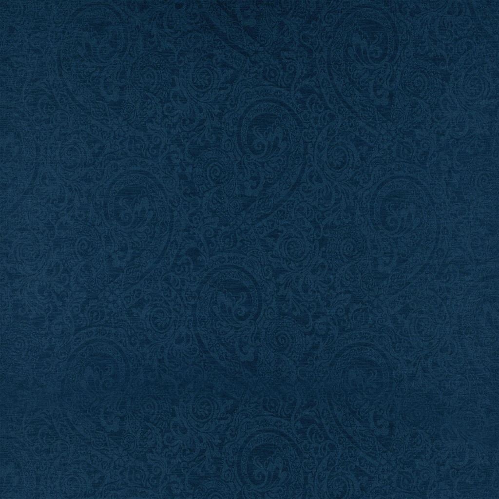 Florence Linen Damask Storm — Ralph Lauren Home tyg