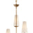 Gilded Plaster with Linen Shades