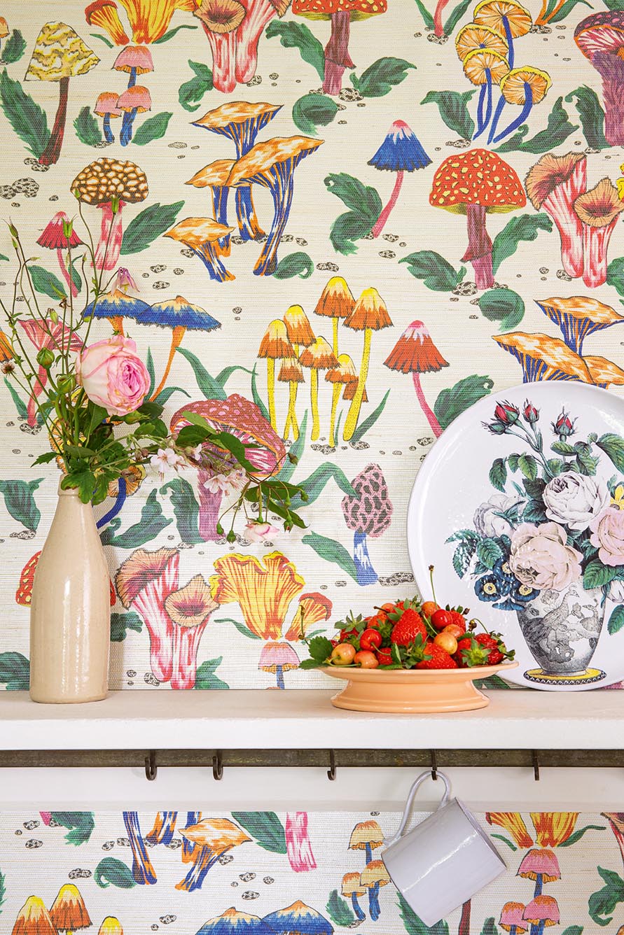 Forestiere room setting — Pierre Frey wallpaper