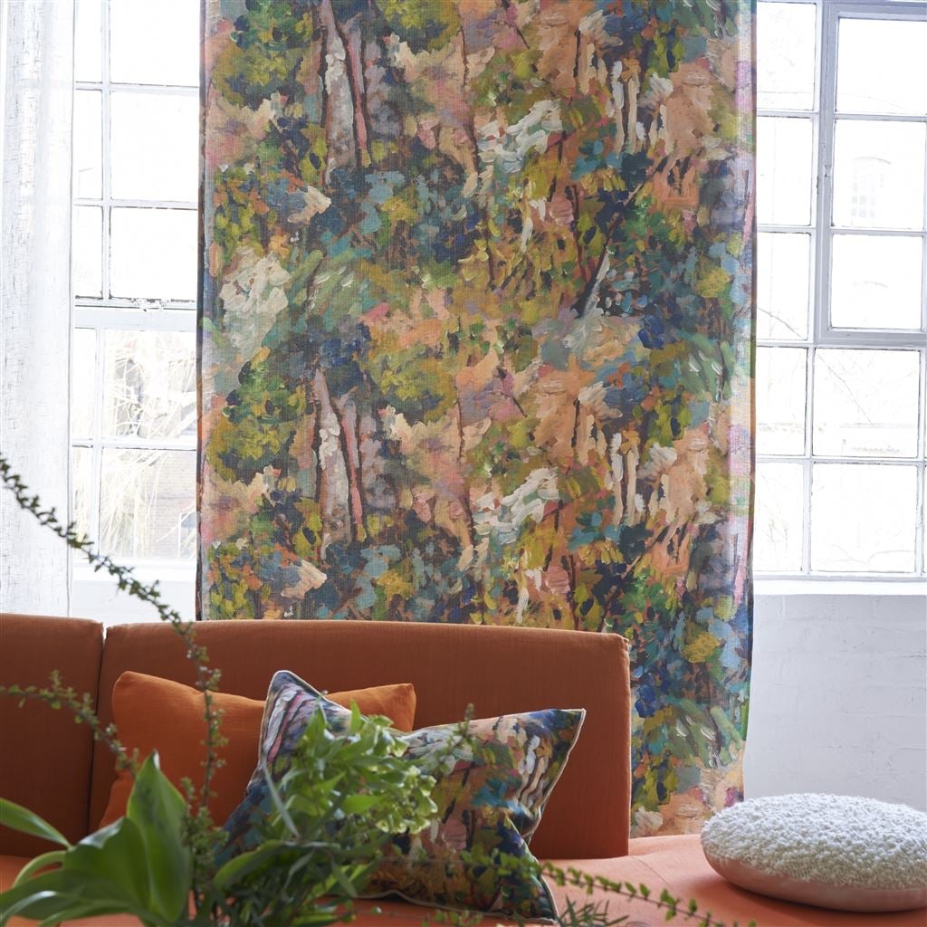 Foret Impressionniste Tyg — Designers Guild i miljö