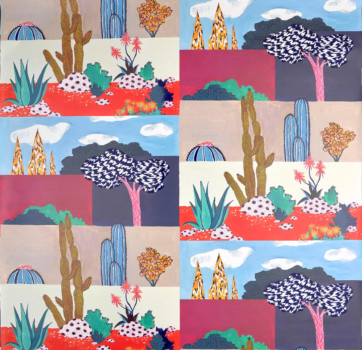 Riad Multicolore — Pierre Frey wallpaper