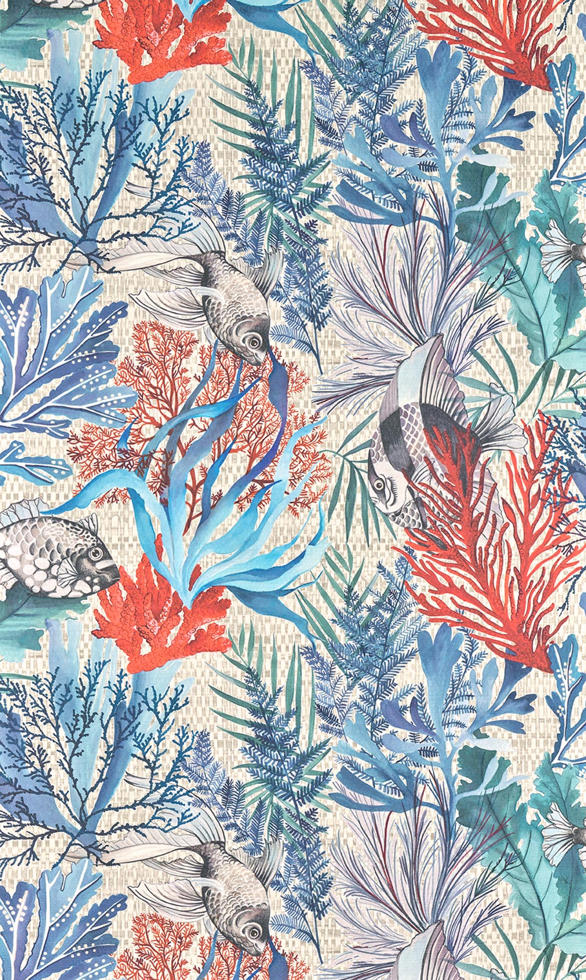 Pleine Mer Corail — Pierre Frey wallpaper