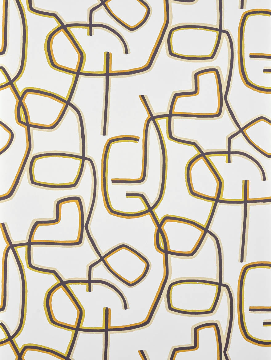 Graphic Ocre — Pierre Frey -tapetti