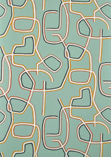 Graphic Celadon — Pierre Frey -tapetti