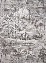 Safari CHARBON — Pierre Frey behang