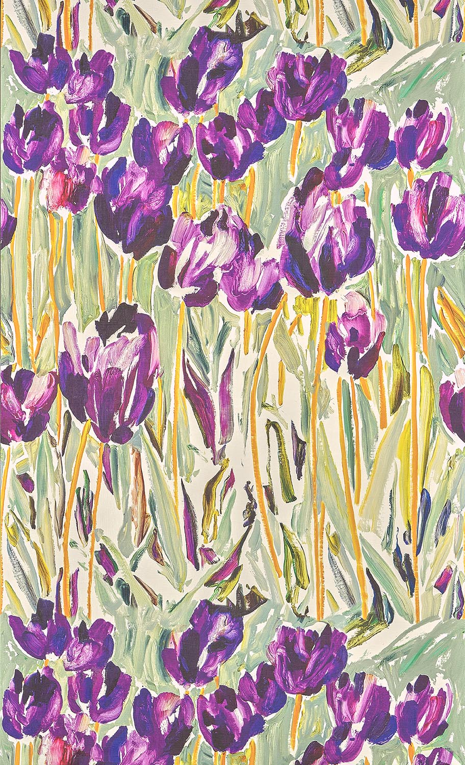 Black Tulips Printemps — Pierre Frey -tapetti