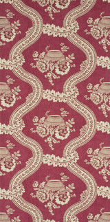 Wallpaper les Paniers Fleuris Rose ancien — Pierre Frey wallpaper