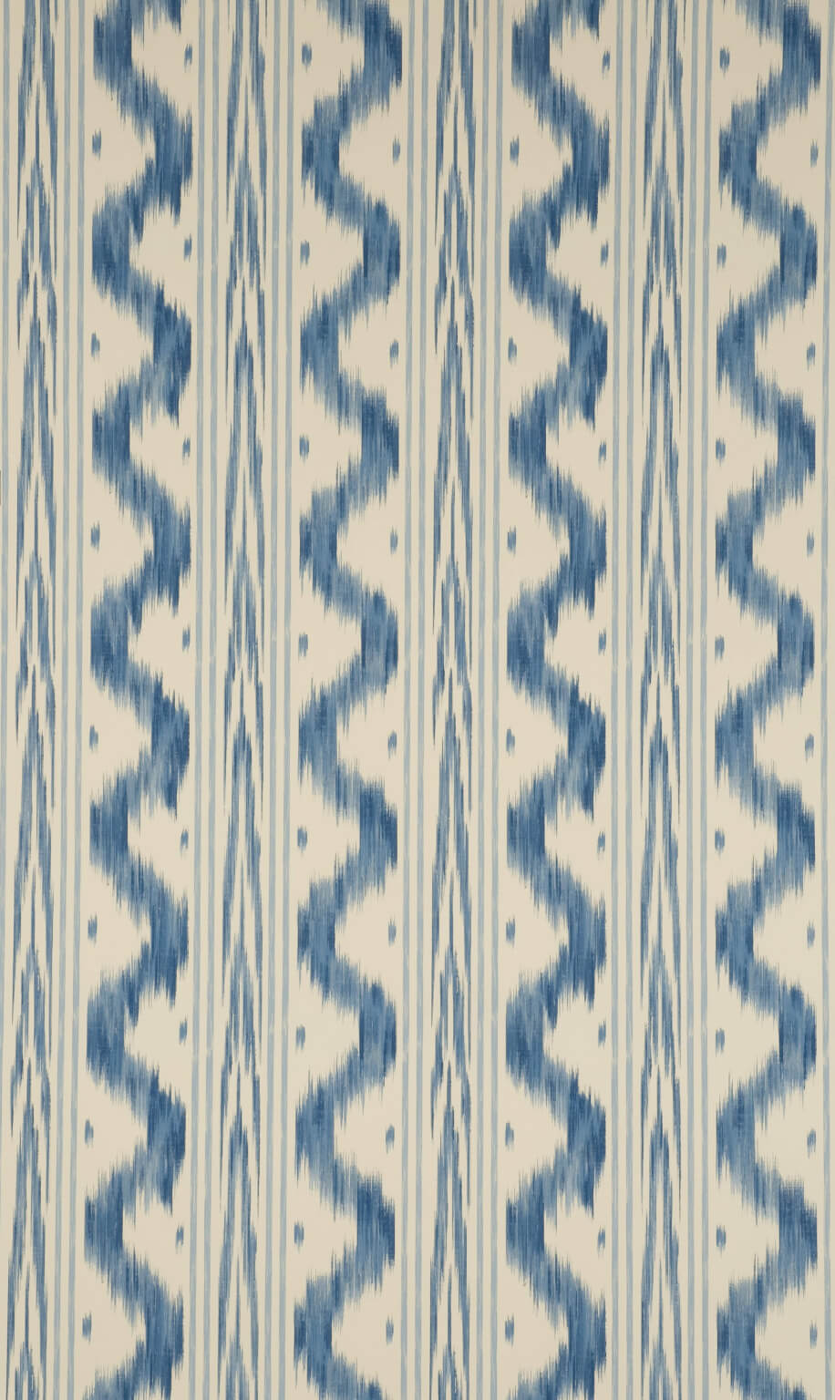 Wallpaper Toile de Nantes Bleu ancien — Pierre Frey tapet