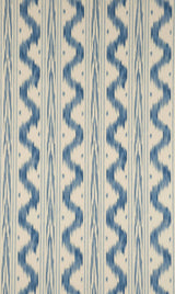 Wallpaper Toile de Nantes Bleu ancien — Pierre Frey tapet