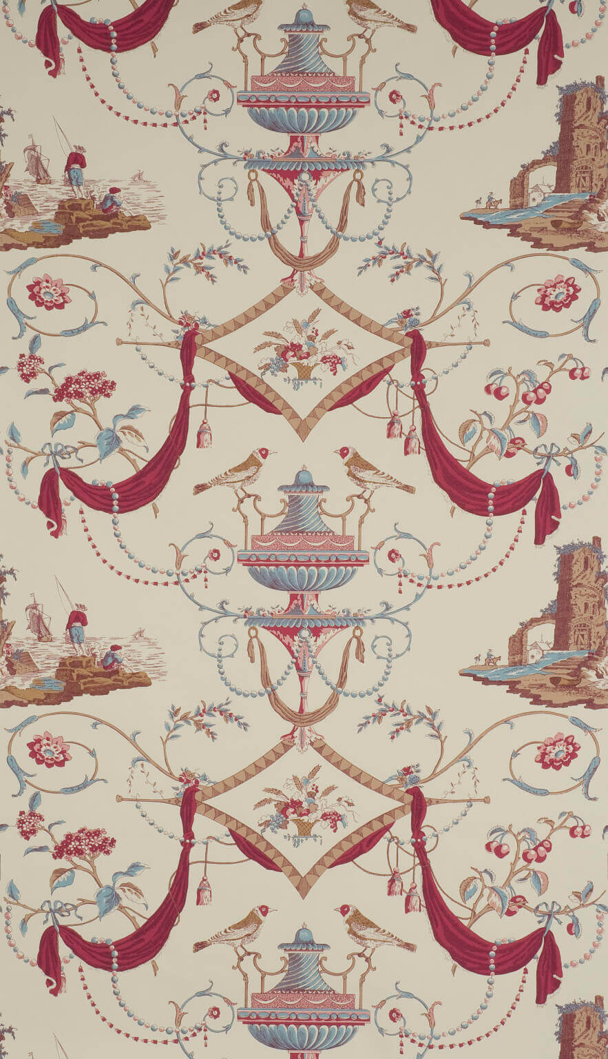 Wallpaper Bazoches Original — Pierre Frey -tapetti