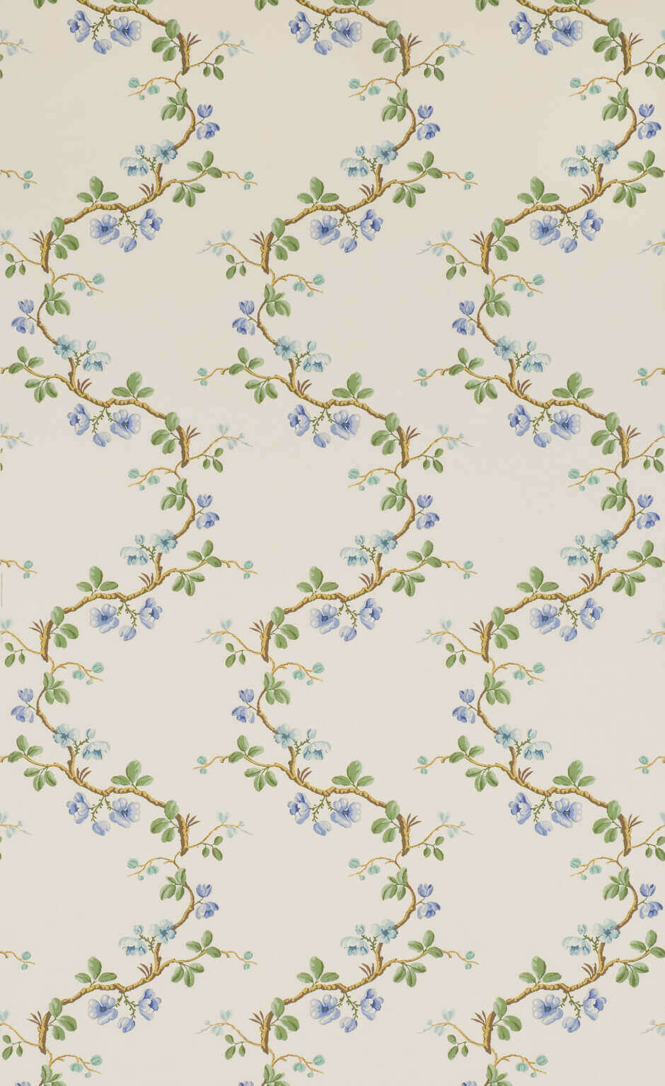 Wallpaper Sans Papillons Bleu — Pierre Frey wallpaper