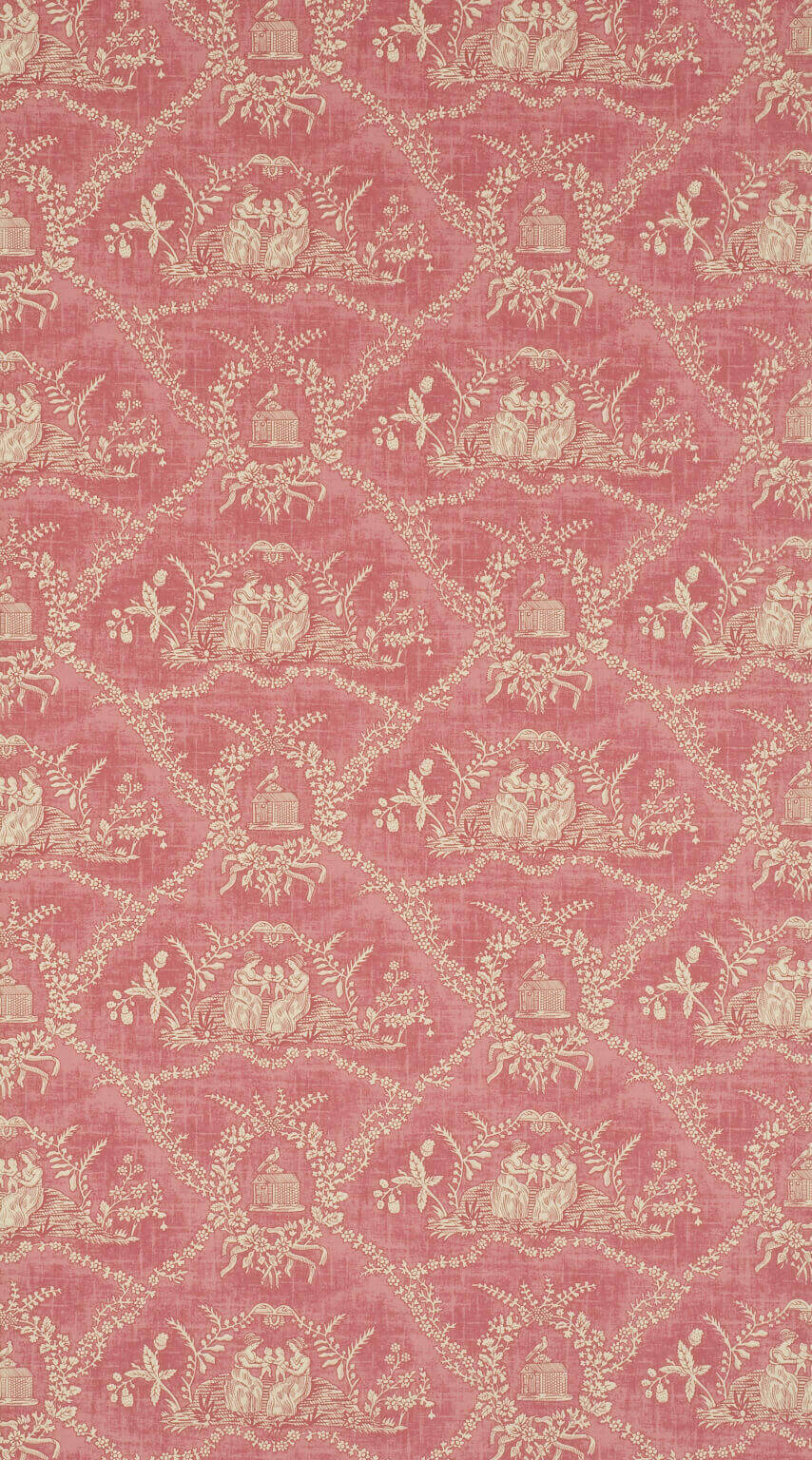 Wallpaper Crespieres Rose ancien — Pierre Frey behang