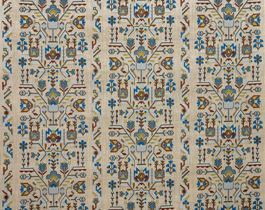 Fleurs de Givre AZUR — Pierre Frey behang