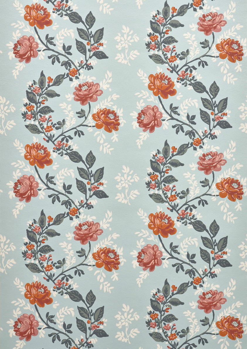 Rosa FRUITS ROUGES — Pierre Frey tapet