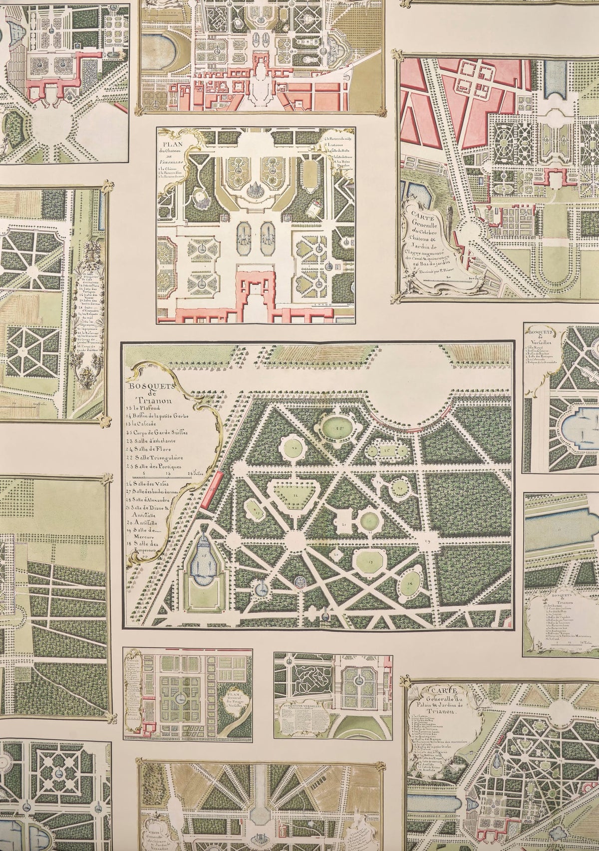 Les Jardins de Versailles ORIGINAL — Pierre Frey behang